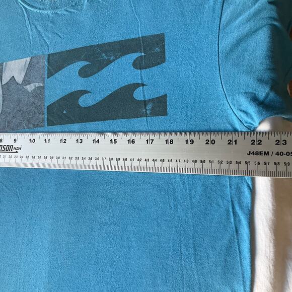 Billabong Men’s Short Sleeve Screw Neck T-shirt size L, Blue - Picture 3 of 7